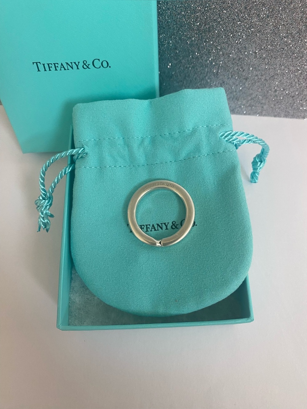 Tiffany & Co. Sterling Silver Key Ring - Picture 2 of 6